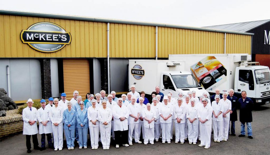 McKee's factory and delivery staff ready themselves for the new venture by the business.